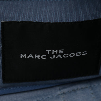 Marc Jacobs Cotton Canvas Medium The Traveler Tote Bag Blue Shadow 6 of 10