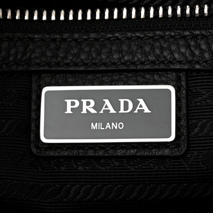 Prada Vitello City Wristlet Pouch Black 6 of 10