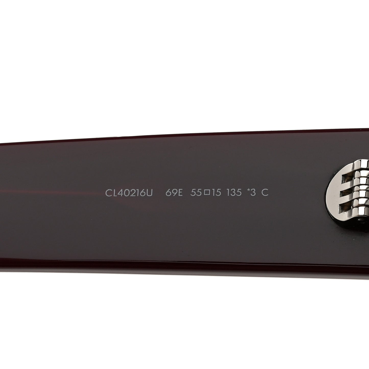 Acetate Triomphe Sunglasses CL40216U Burgundy
