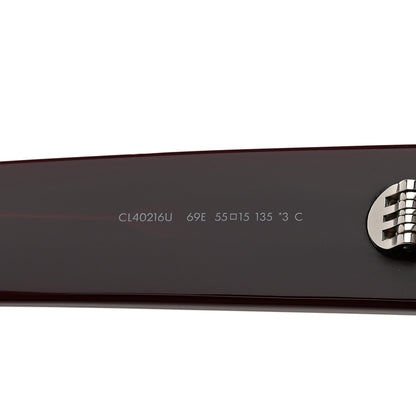 Celine Acetate Triomphe Sunglasses CL40216U Burgundy 5 of 7