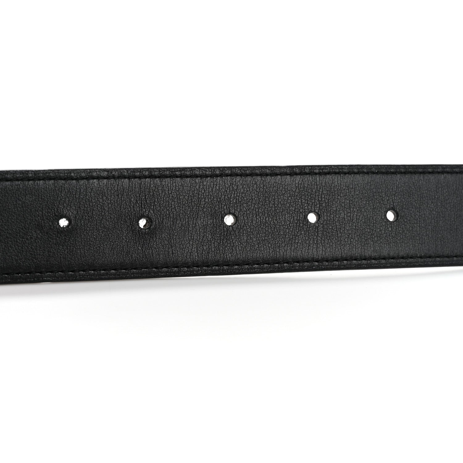 Hermes Swift Epsom 24mm Belt Strap 95 Black Etoupe 3 of 7