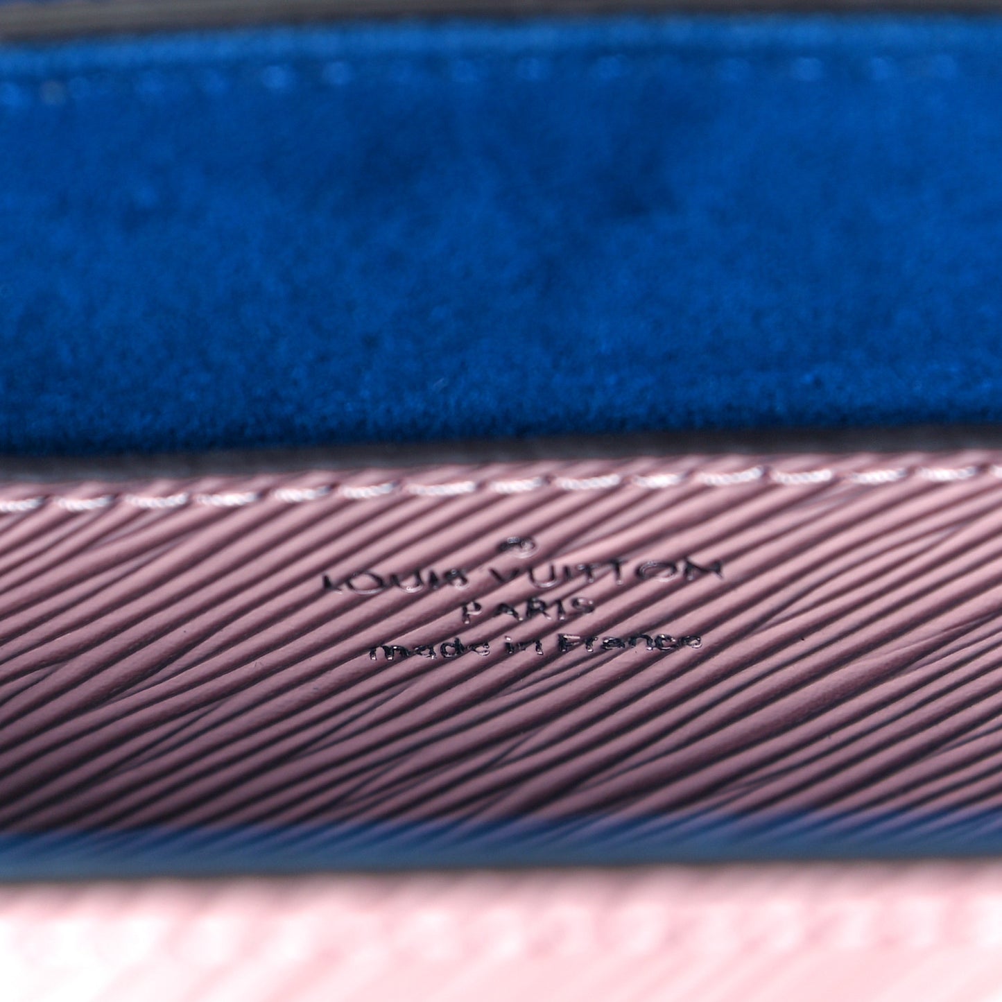 Epi Twist Braided Strap Shoulder Bag PM Rose Ballerine