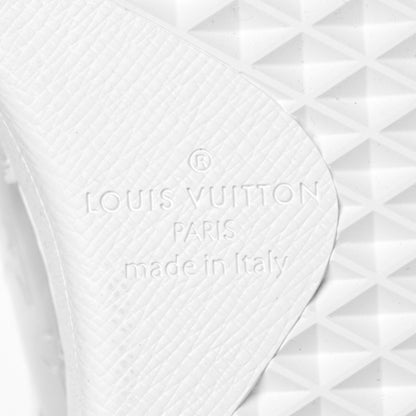 Louis Vuitton Calfskin Transparent Monogram Luxembourg Sneakers 38 White 7 of 9
