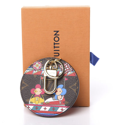 Louis Vuitton Monogram 2020 Christmas Animation Bumper Cars Bag Charm Key Ring Coquelicot 5 of 5