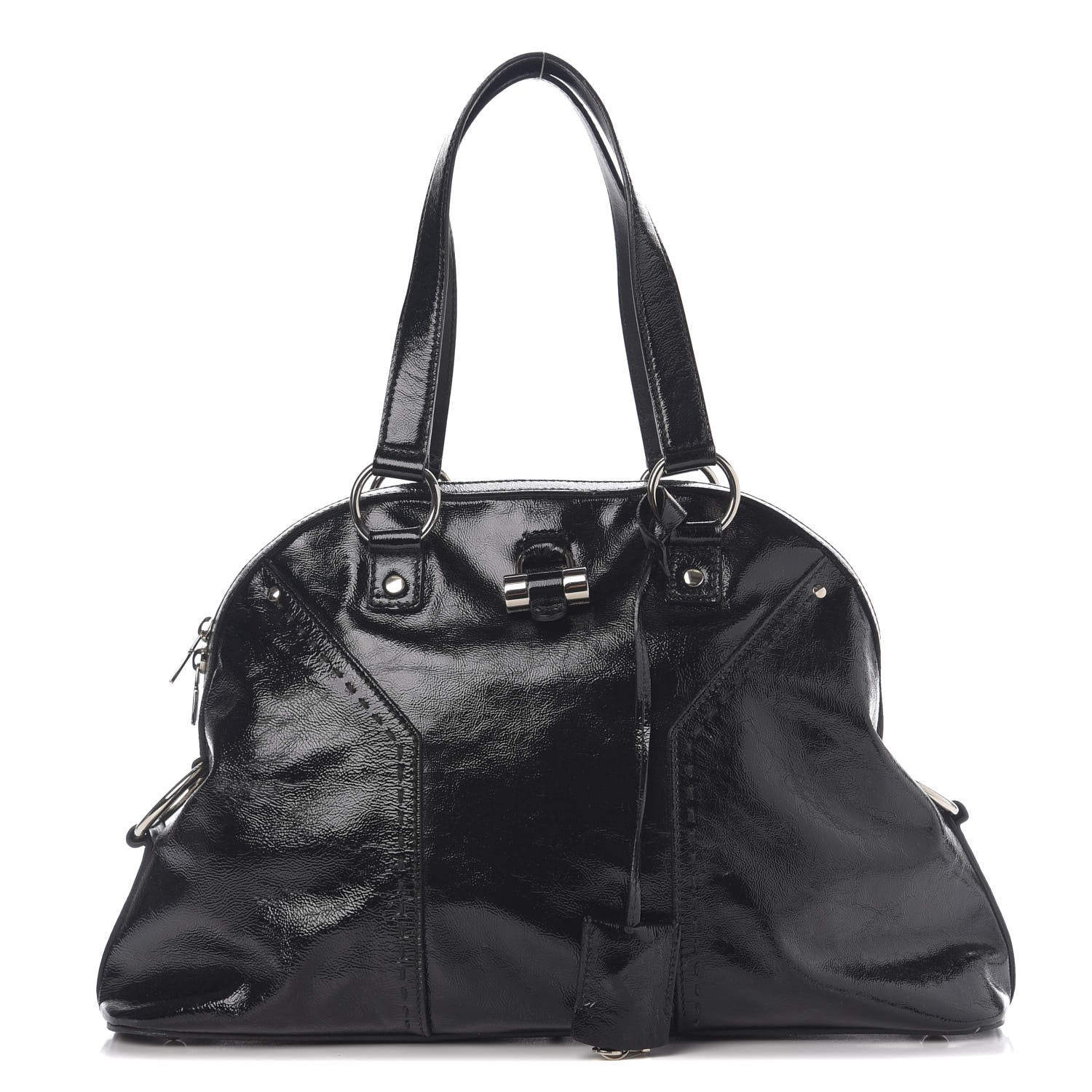 Saint Laurent Patent Large Muse Black 1 of 9