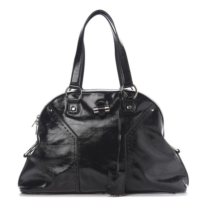 Saint Laurent Patent Large Muse Black 1 of 9