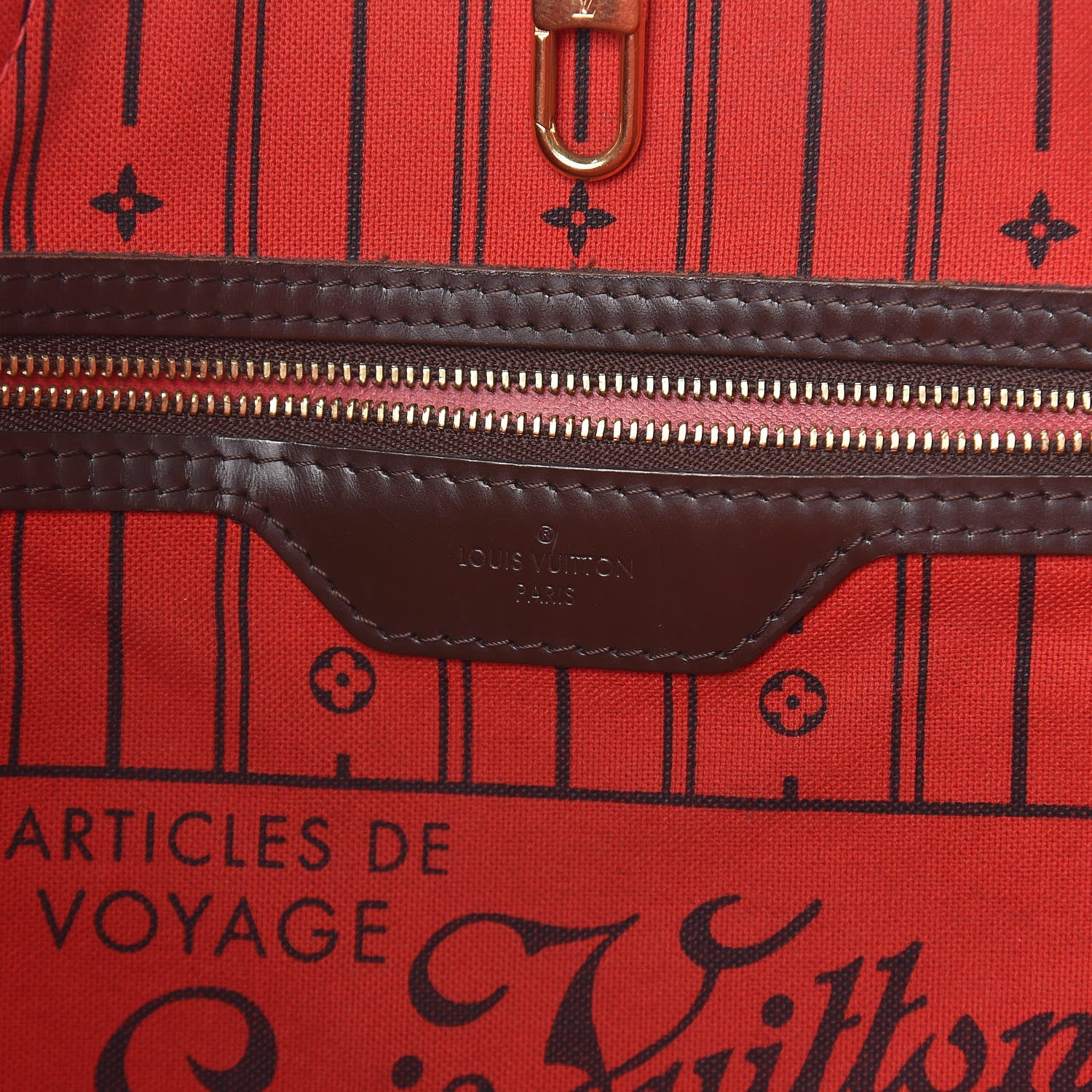 Louis Vuitton Damier Ebene Neverfull GM 6 of 20