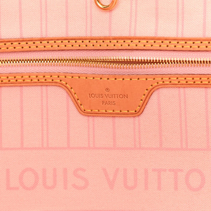 Louis Vuitton Damier Azur Neo Neverfull GM Rose Ballerine 7 of 24