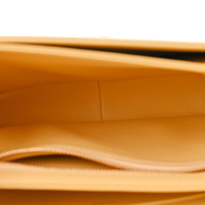 Celine Shiny Calfskin Teen Triomphe Light Yellow 5 of 14