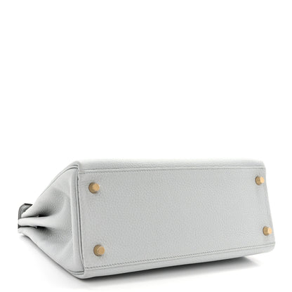Hermes Taurillon Clemence Kelly Retourne 28 Bleu Pale 4 of 11