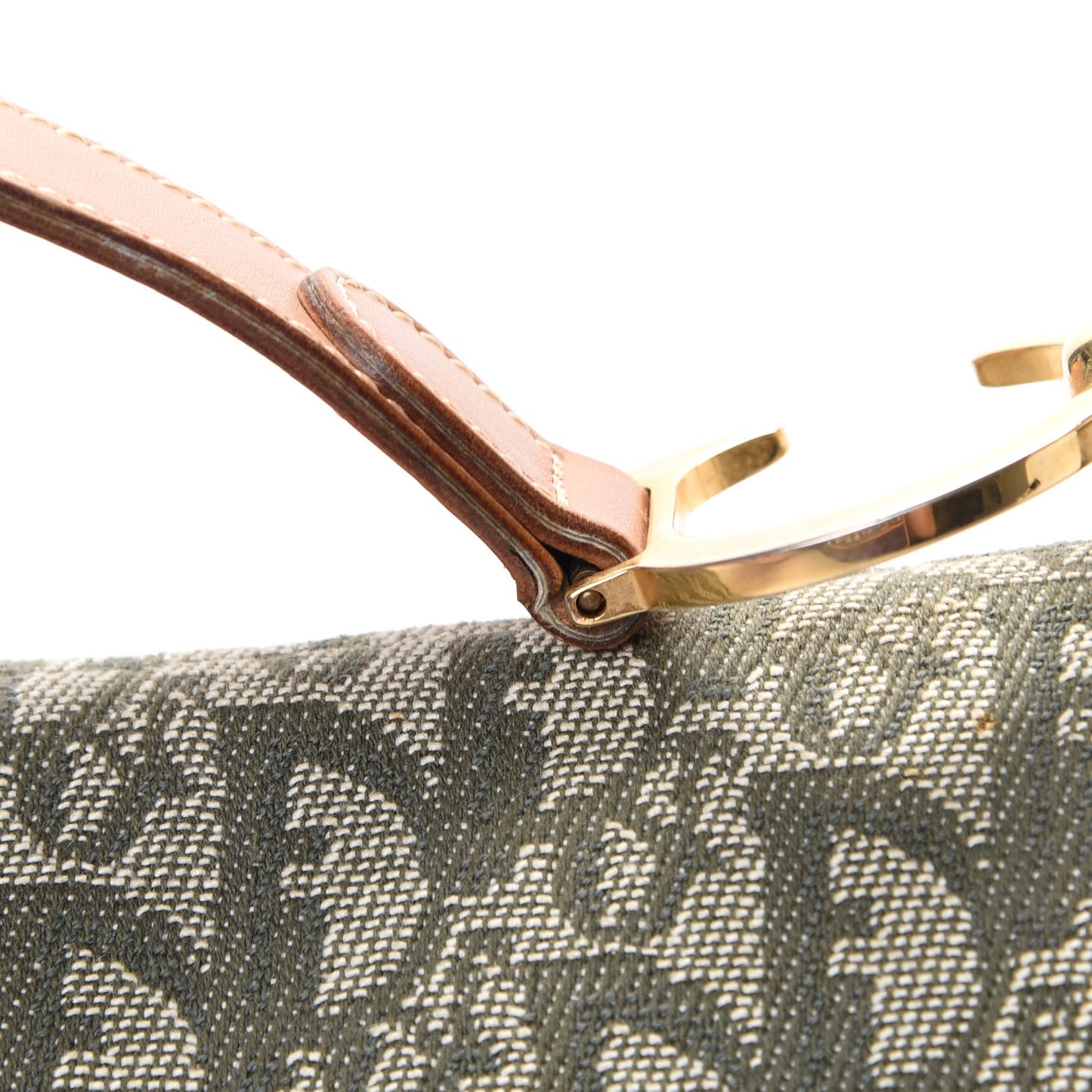 Monogram Double Saddle Bag Green