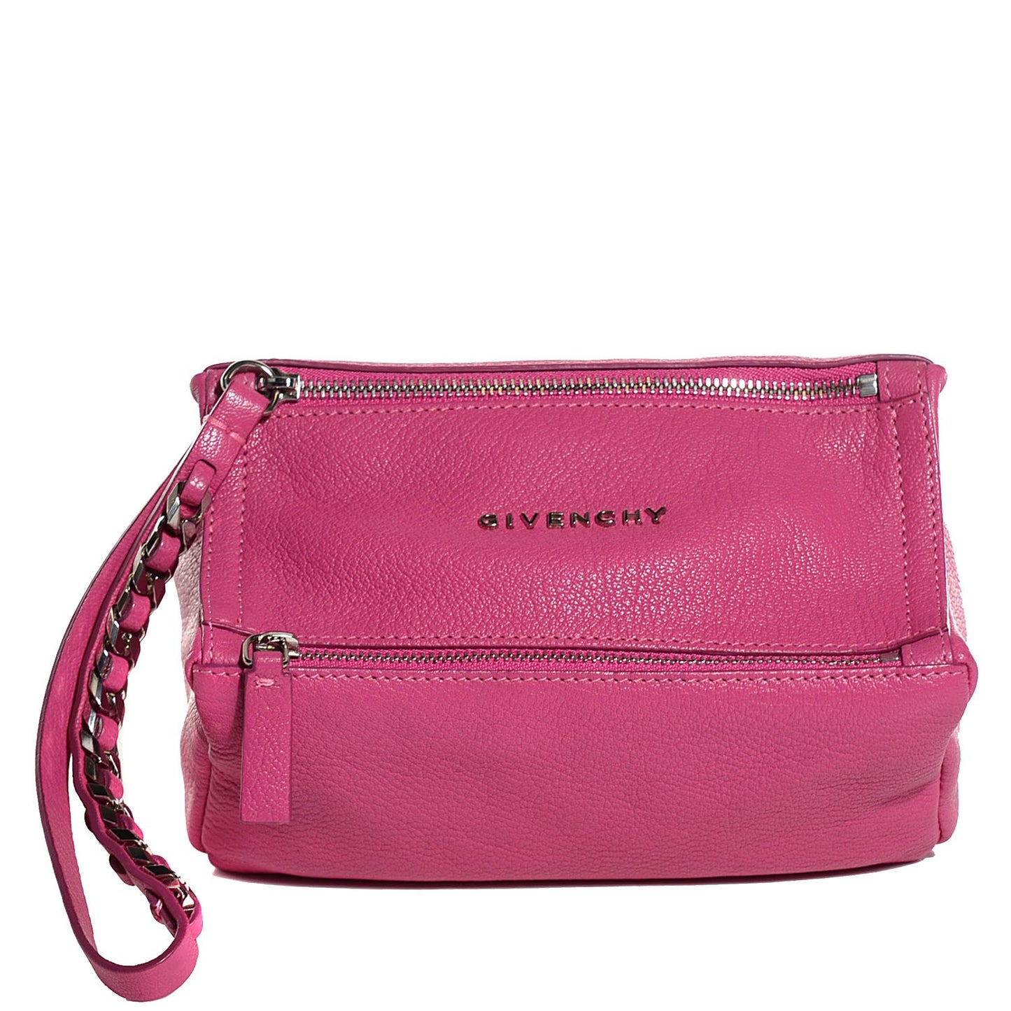 Sugar Goatskin Pandora Wristlet Fuchsia