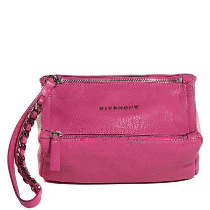 Givenchy Sugar Goatskin Pandora Wristlet Fuchsia 1 of 9