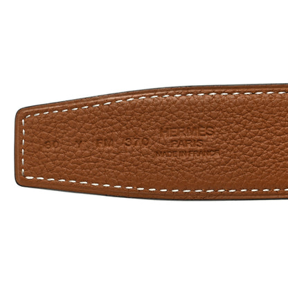 Hermes Box Togo 32mm Belt Strap 80 32 Black Gold 4 of 4
