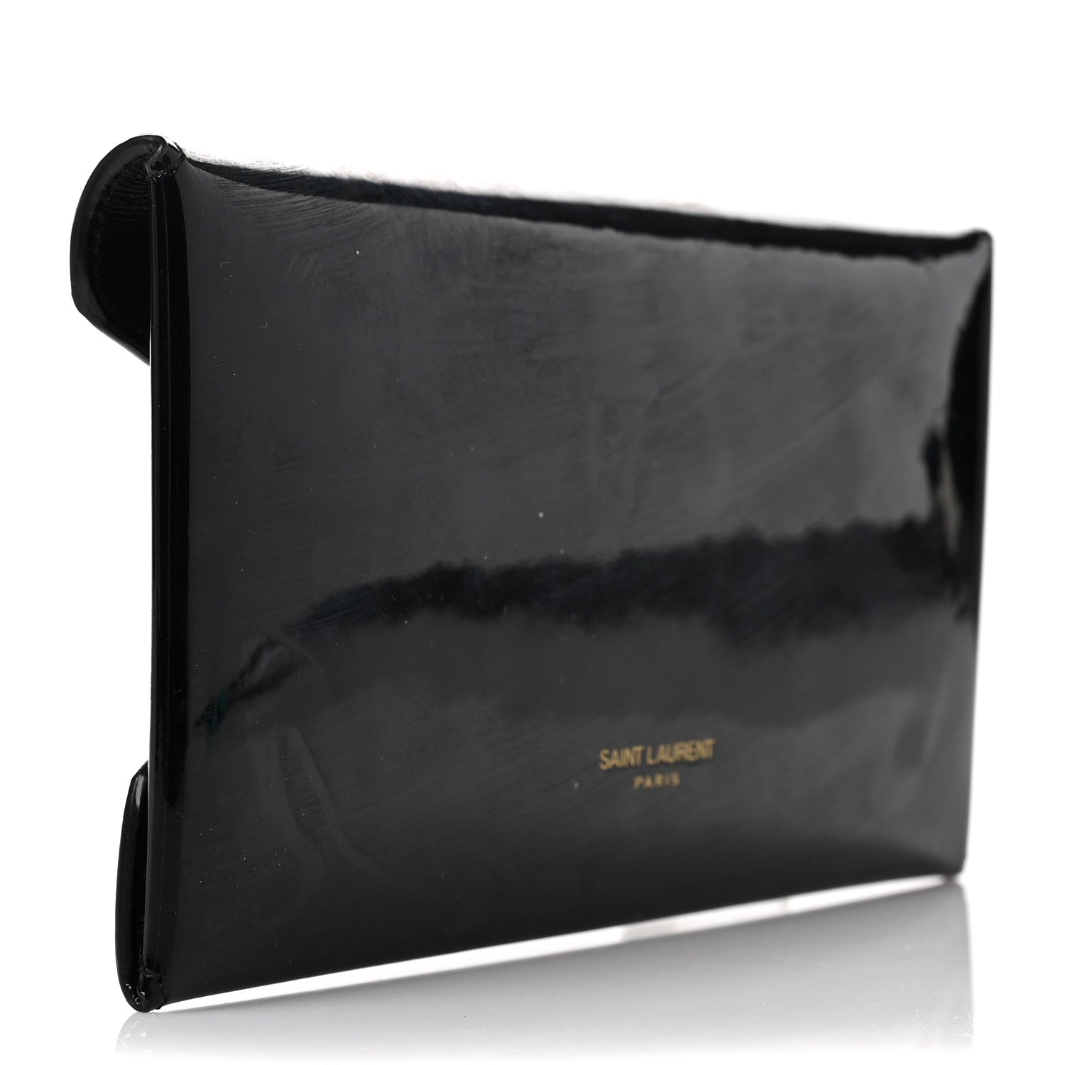 Saint Laurent Patent Paloma Envelope Clutch Black 3 of 7