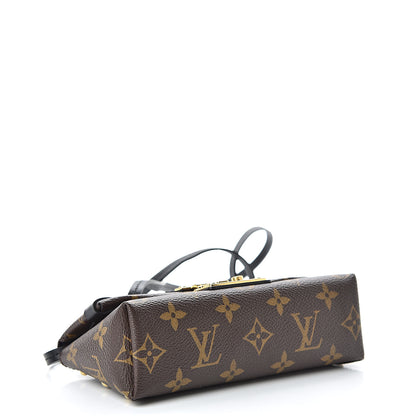 Louis Vuitton Monogram Triangle Chain Wallet Black 4 of 11