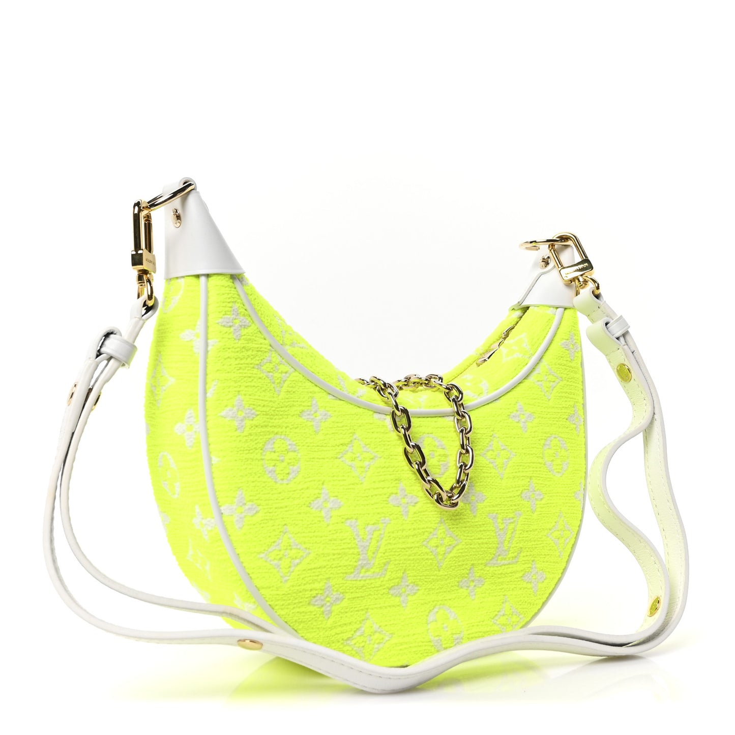 Monogram Jacquard Velvet Loop Yellow