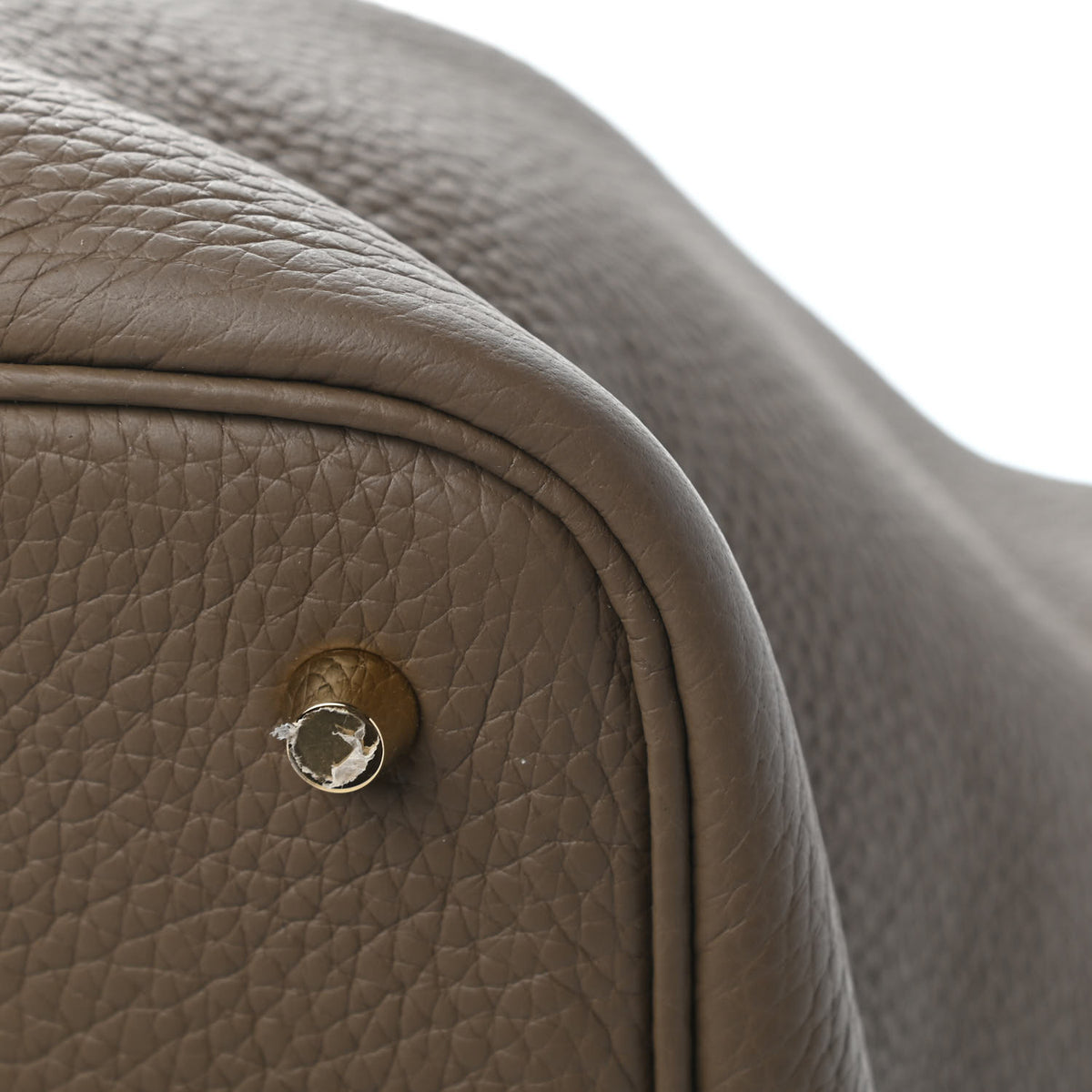 Hermes Taurillon Clemence Picotin Lock 22 MM Etoupe 11 of 11