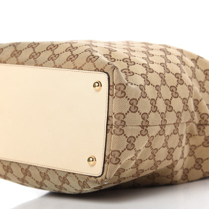 Gucci Monogram Large Eclipse Tote Beige White 10 of 10
