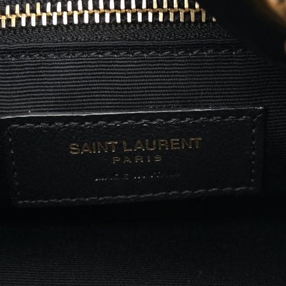 Saint Laurent Lambskin Matelasse Monogram Joe Backpack Black 6 of 11
