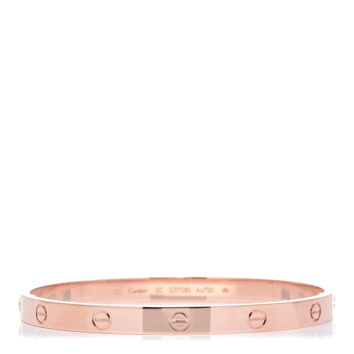 18K Pink Gold LOVE Bracelet 20