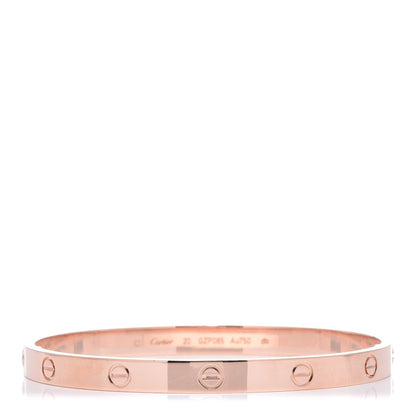 Cartier 18K Pink Gold LOVE Bracelet 20 1 of 7