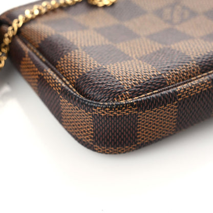 Louis Vuitton Damier Ebene Mini Pochette Accessories 12 of 13