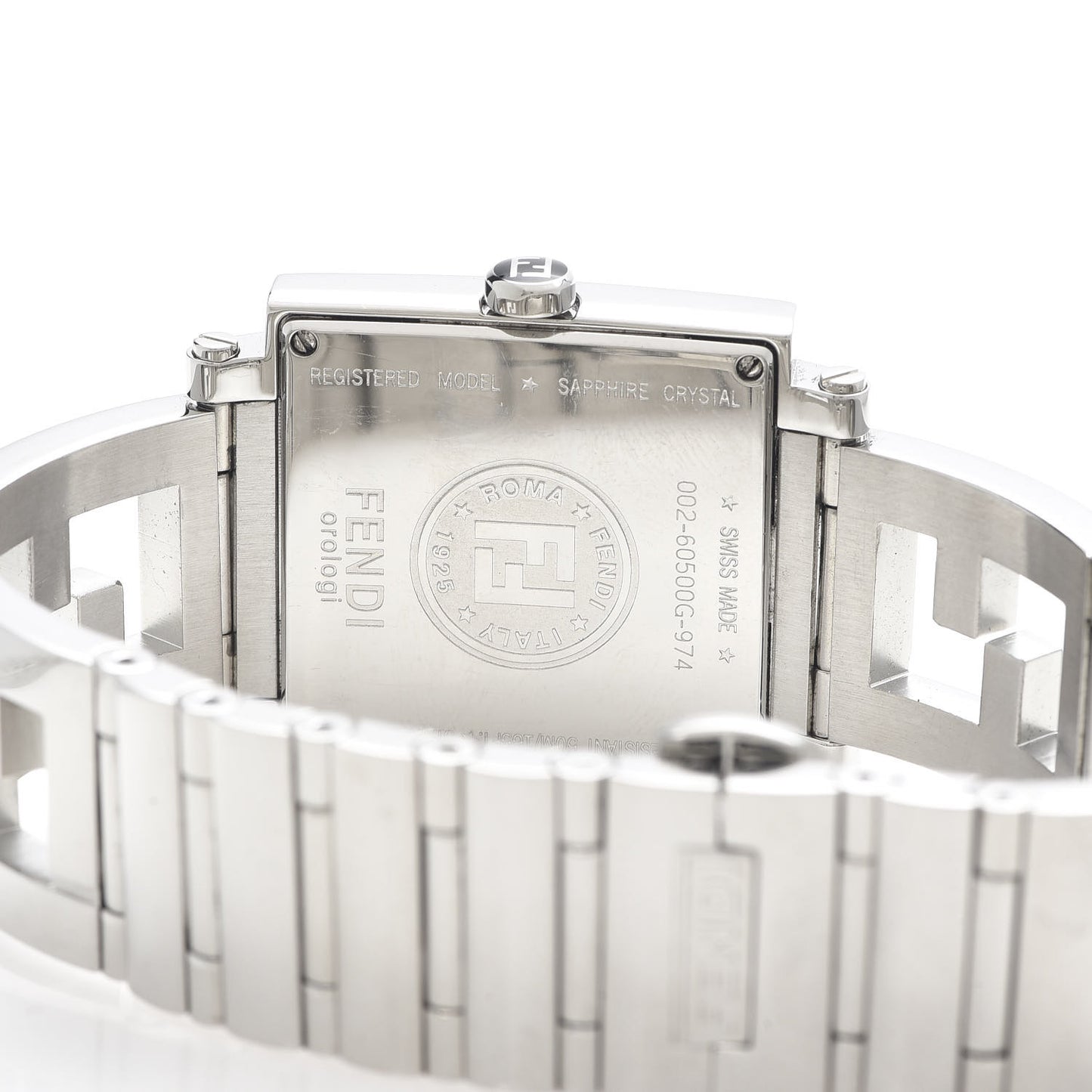 Stainless Steel Mother of Pearl 34mm Quadro Quartz Watch