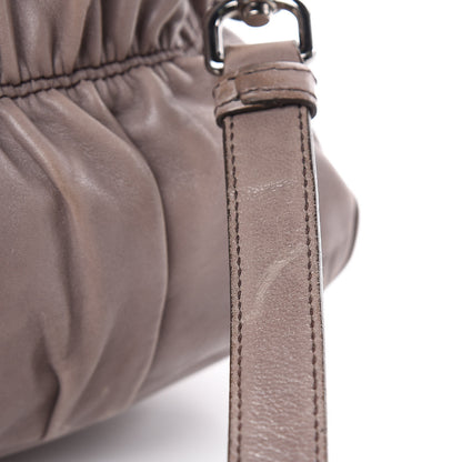 Prada Nappa Gaufre Shopping Satchel Bambu 18 of 18