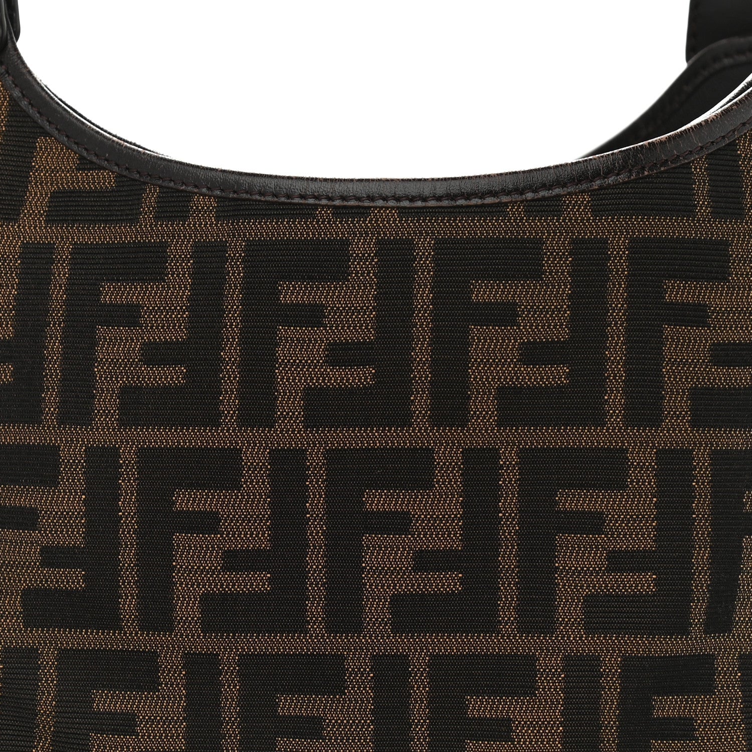 Fendi Zucca Small Chef Shopping Tote Tobacco Moro 11 of 15