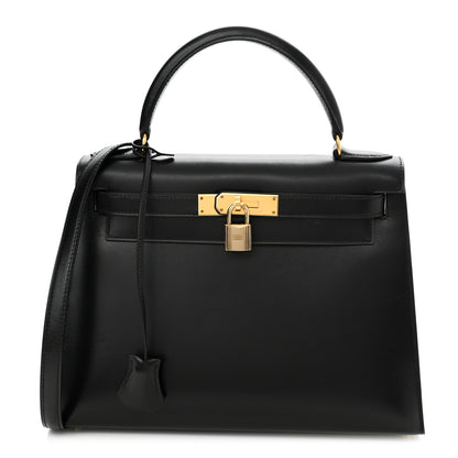 Hermes Box Kelly Sellier 28 Black 1 of 10