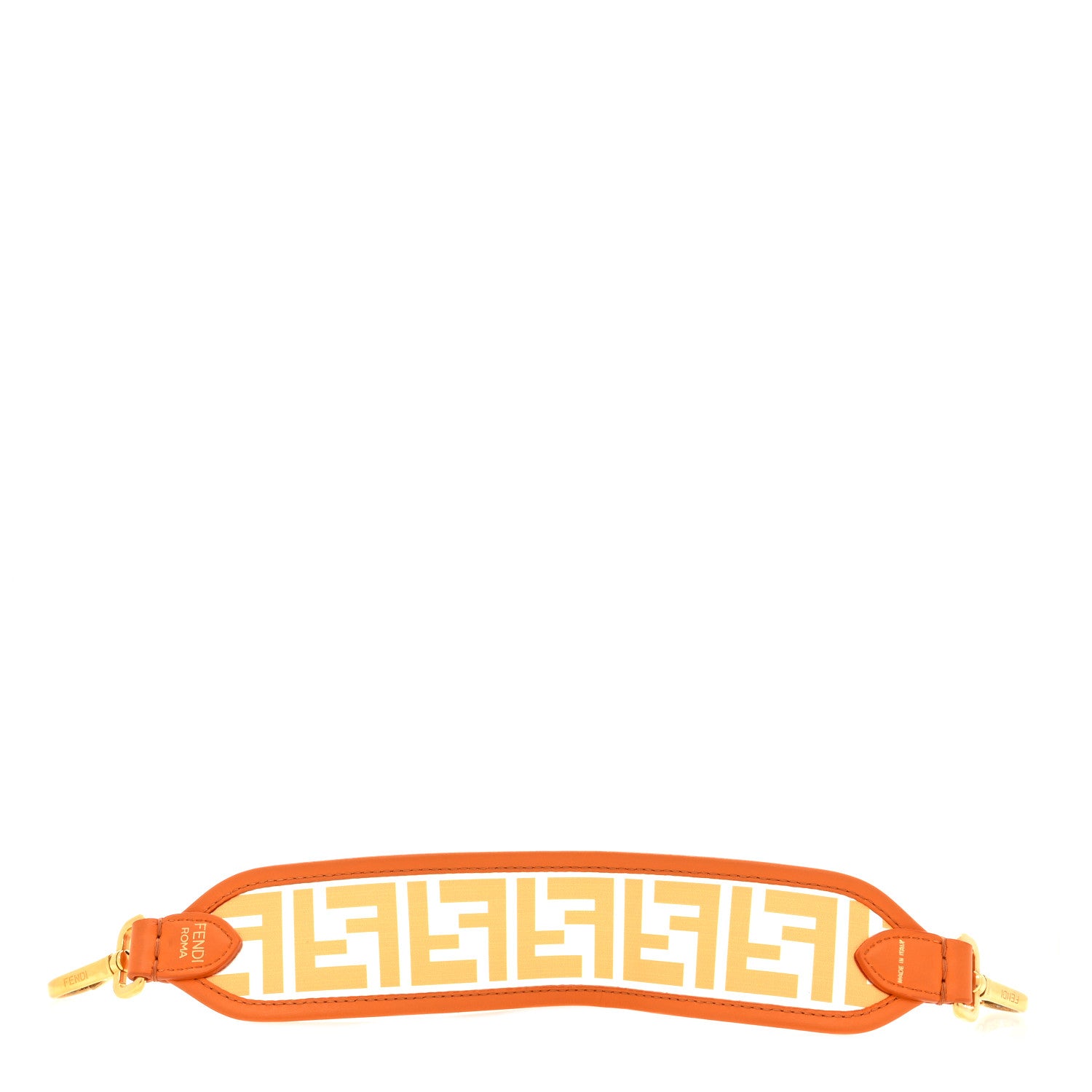 Fendi TPU FF Calfskin Mini Strap You Aranciata 2 of 3
