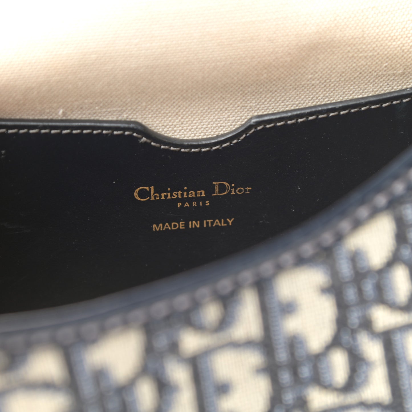 Oblique Crossbody Navy Blue