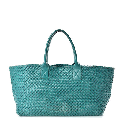 Bottega Veneta Nappa Intrecciato Medium Cabat Lagoon 1 of 28