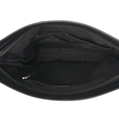 Gucci GG Monogram Web Flat Messenger Bag Black 5 of 12