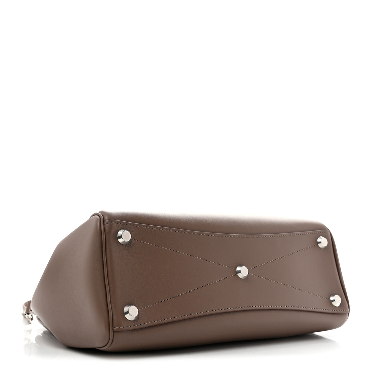 Balenciaga Smooth Calfskin Small Bel Air Carry All Bag Taupe 4 of 10