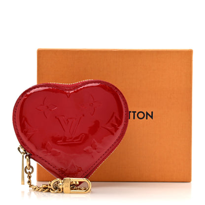 Louis Vuitton Vernis Coeur Heart Coin Purse Pomme D'Amour 10 of 10