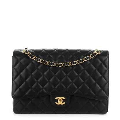 Chanel Caviar Quilted Maxi Single Flap Black 1 of 7