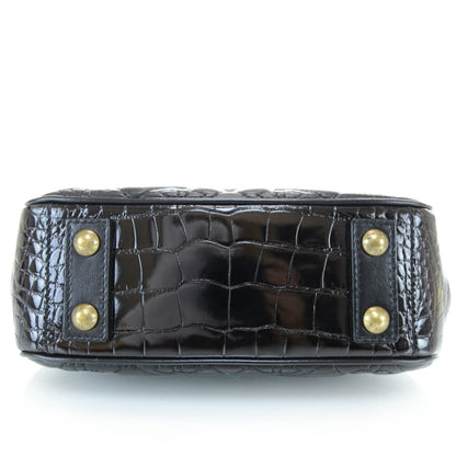 Louis Vuitton Alligator Vienna Sac Fermoir PM Black 4 of 9