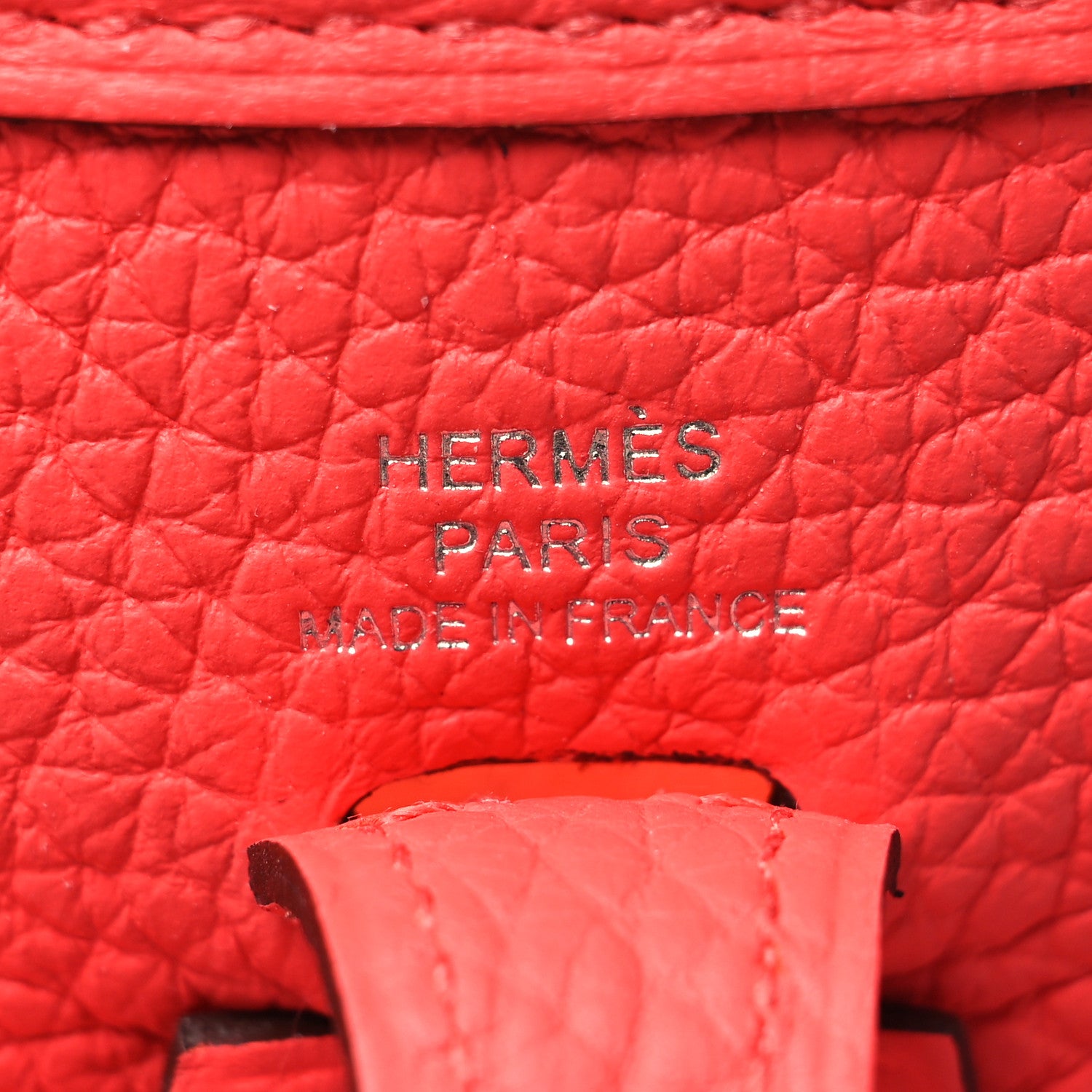 Hermes Taurillon Clemence Evelyne TPM Rouge Pivoine 6 of 12