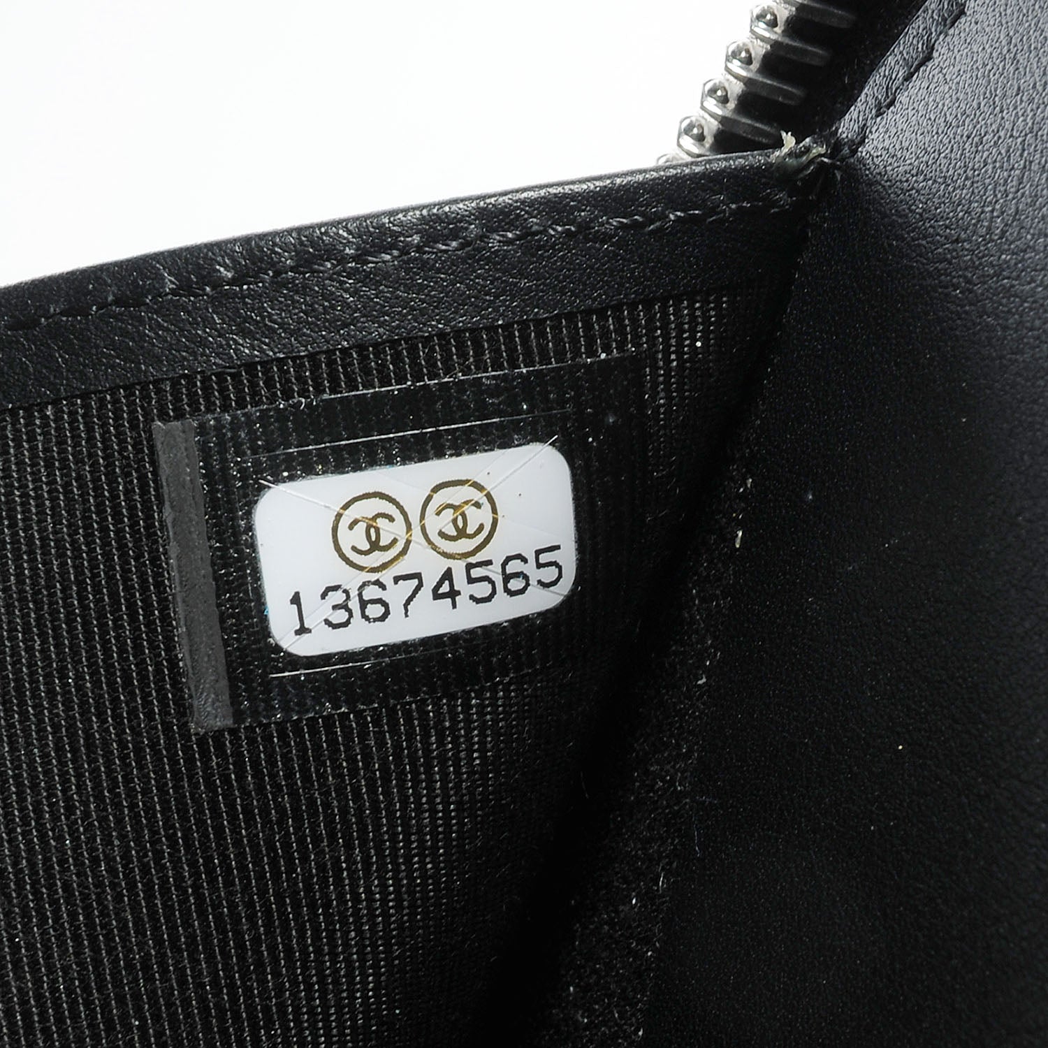 Chanel Patent Quilted Large Zip Around Agenda Black 8 of 8