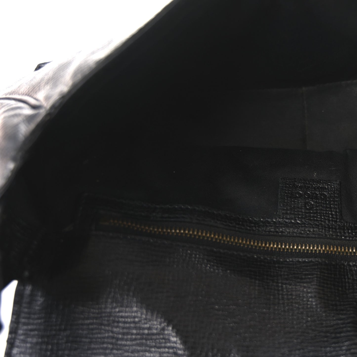 Calfskin Horsebit Flap Bag Black