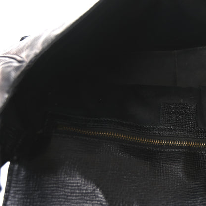 Gucci Calfskin Horsebit Flap Bag Black 5 of 10