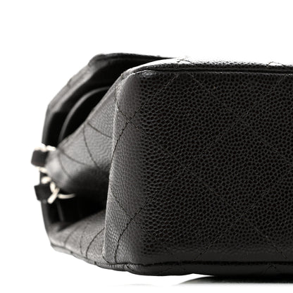 Chanel Caviar Quilted Medium Double Flap Brown 9 of 11