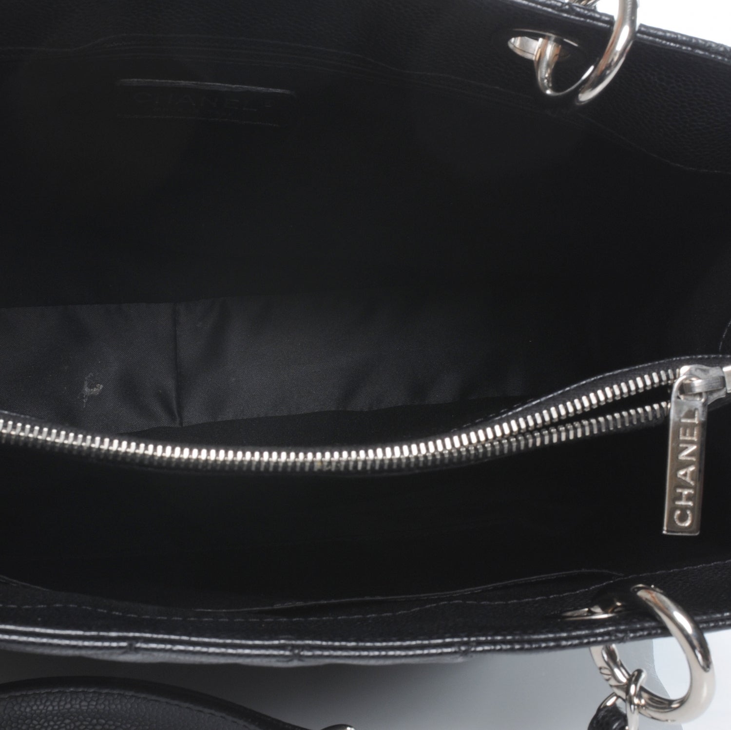 Chanel Caviar Grand Shopping Tote GST Black 5 of 7