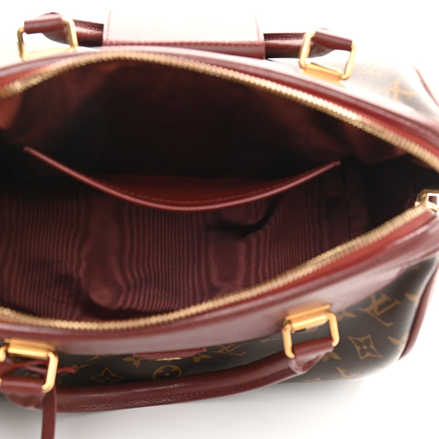 Monogram Golden Arrow Speedy Burgundy