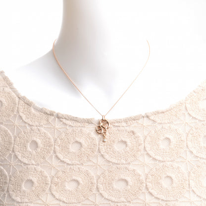 Hermes 18K Rose Gold and Diamond Chaine D Ancre Enchainee Necklace MM 2 of 5
