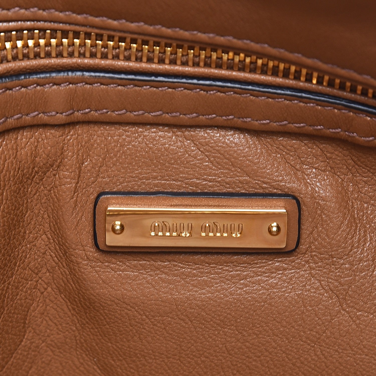 Miu Miu Soft Calf Cloud Hobo Canella 6 of 8