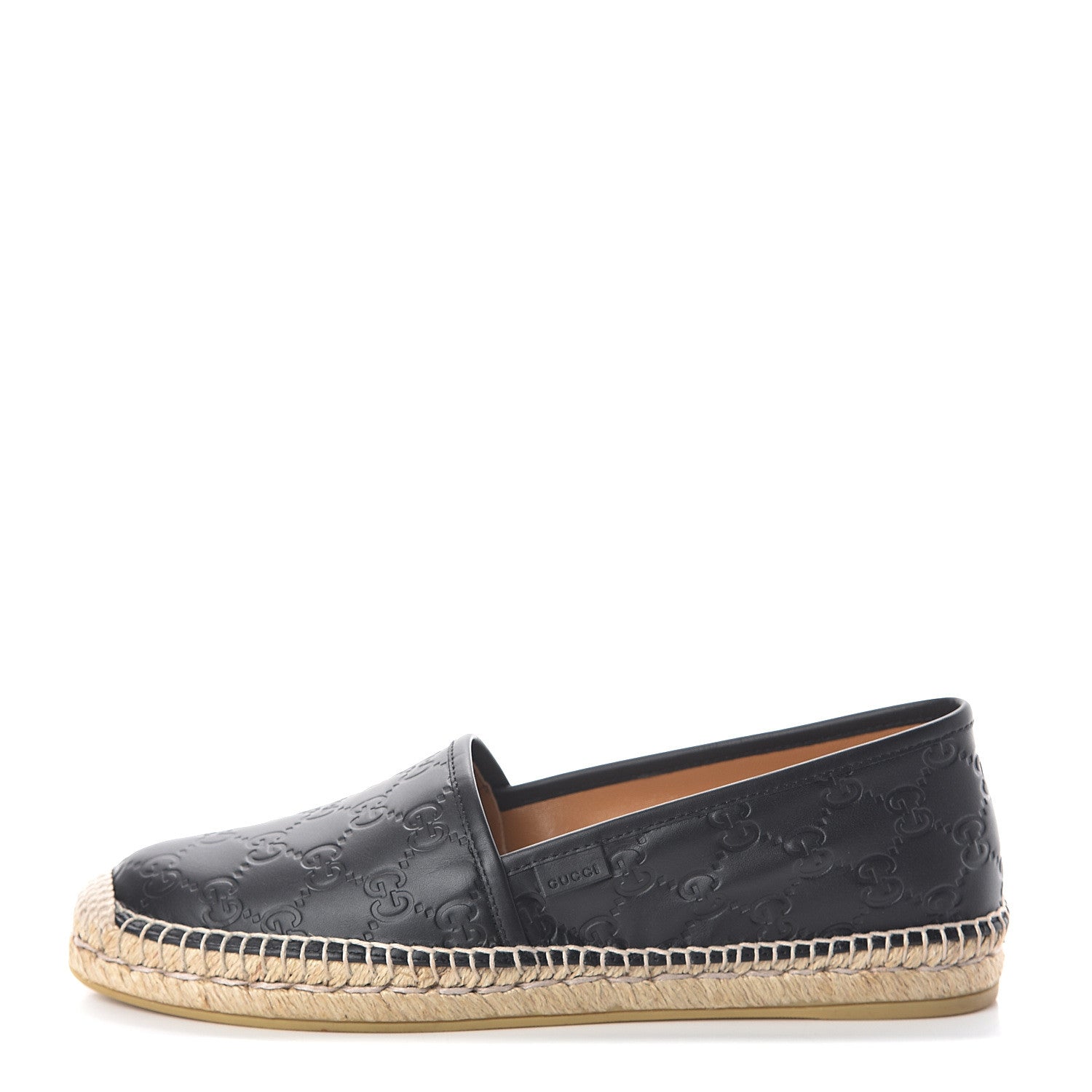 Gucci Guccissima Signature Espadrilles 41.5 Black 1 of 7