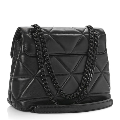 Prada Nappa Triangle Stitched Small Spectrum Bag Black 3 of 14